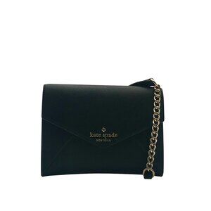 Kate Spade Black Saffiano Leather Cedar Street Monday Envelope Crossbody Bag